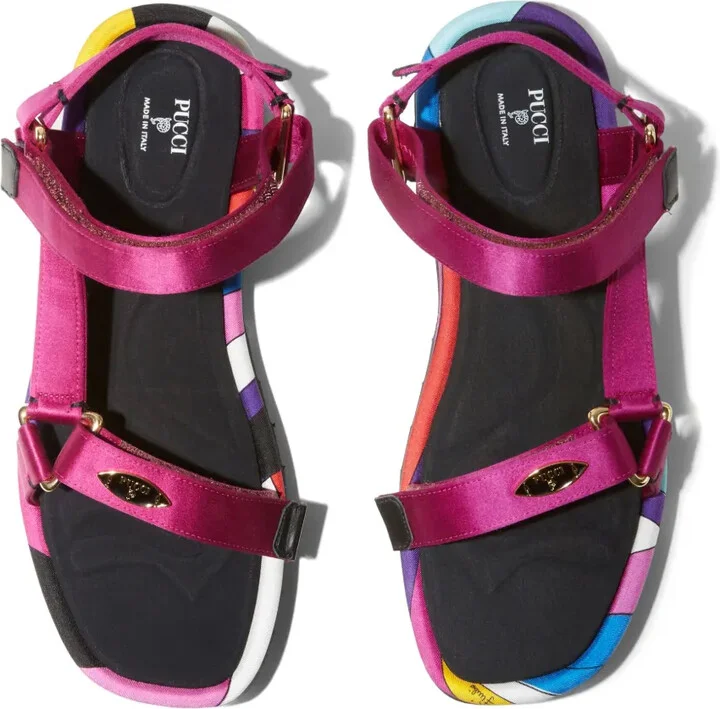Crush logo-plaque flat sandals - Image 5