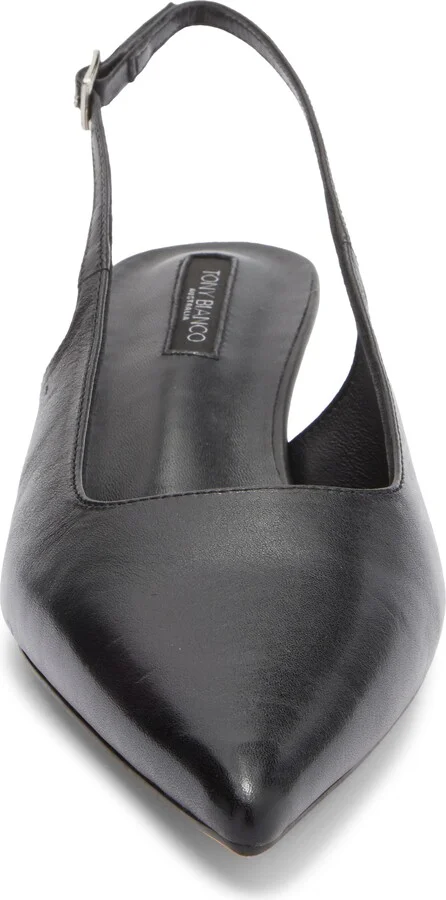 Crush Slingback Pointed Toe Kitten Heel Pump - Image 4
