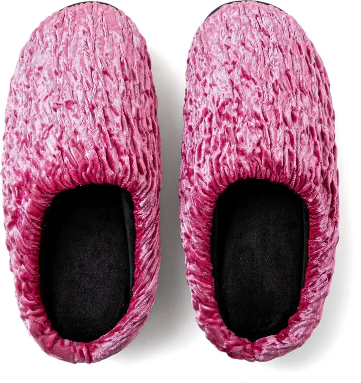 Crushed-Velvet Mules - Image 3