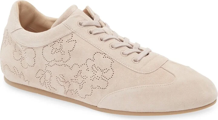 Cruz Perforated Suede Sneaker