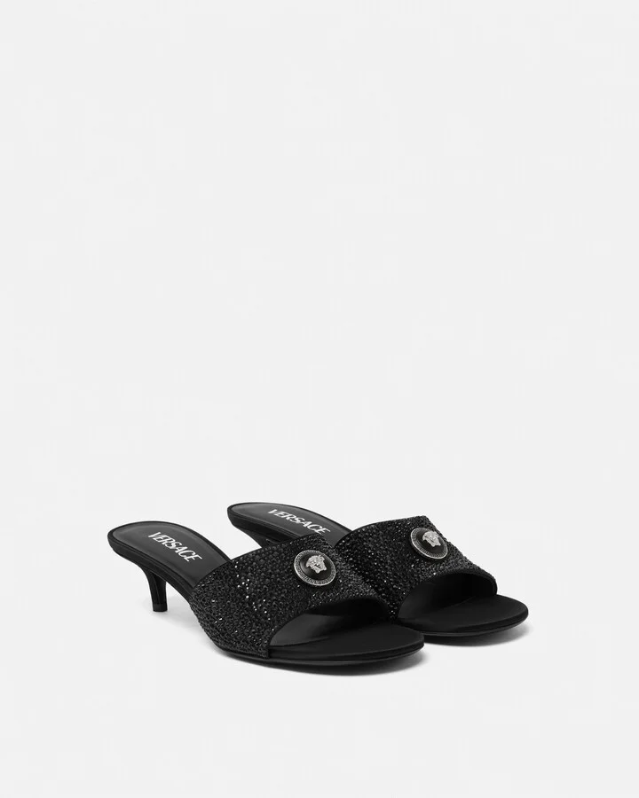 Crystal Alia Mules 45 mm - Image 2