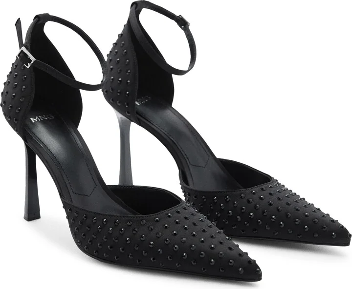 Crystal Ankle Strap Pump