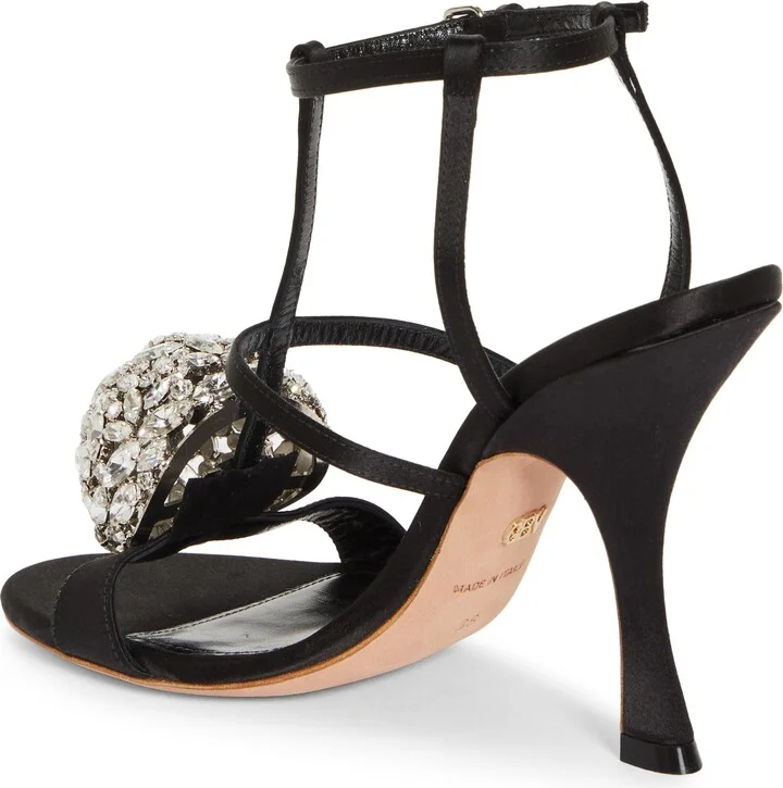 Crystal Ball Ankle Strap Cage Sandal - Image 2