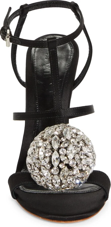 Crystal Ball Ankle Strap Cage Sandal - Image 4