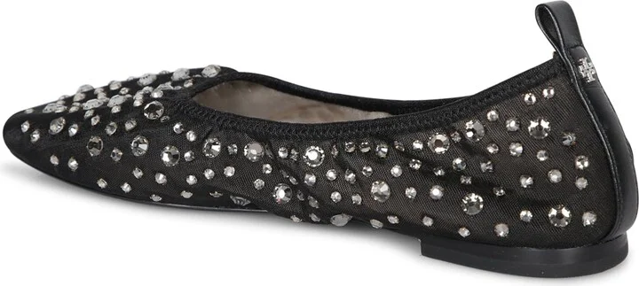 Crystal Black Ballerina Flats - Image 3