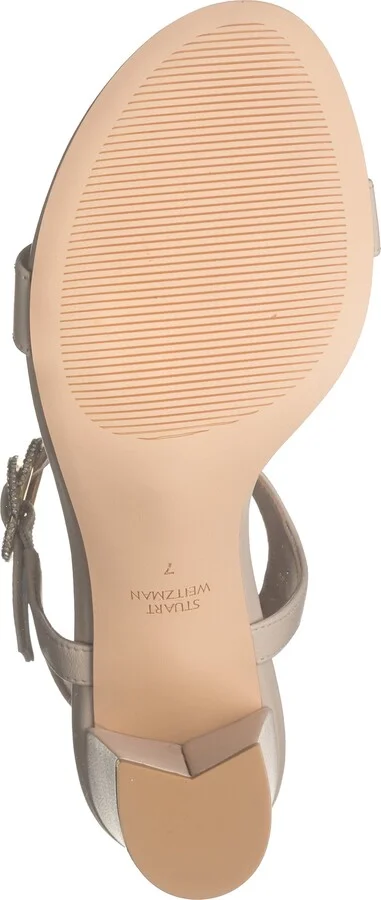 Crystal Buckle 75 Block Heel Sandal - Image 5