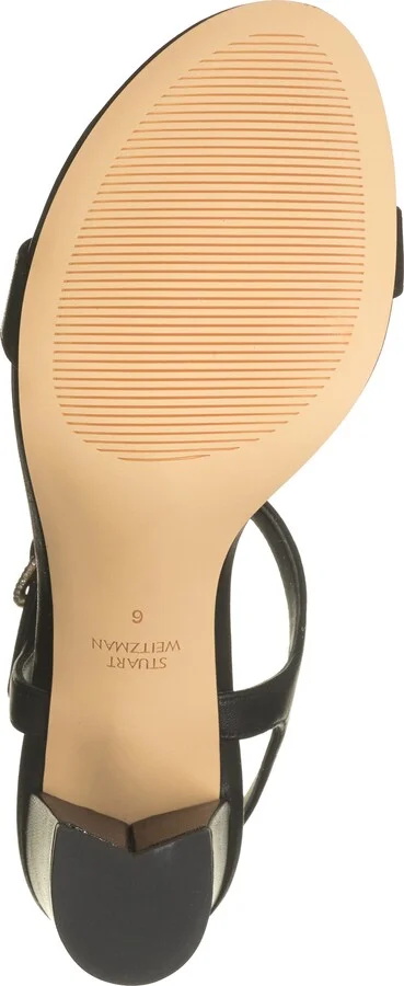 Crystal Buckle 75 Block Heel Sandal - Image 11
