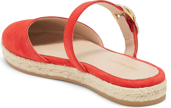 Crystal Buckle Espadrille Mule - Image 2