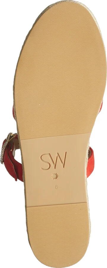 Crystal Buckle Espadrille Mule - Image 5