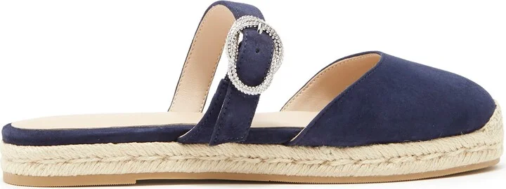 Crystal Buckle Espadrille Mule - Image 8