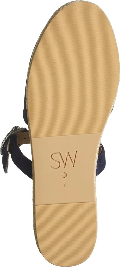 Crystal Buckle Espadrille Mule - Image 10