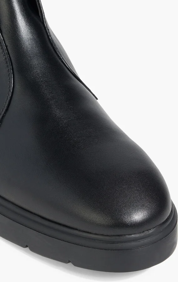 Crystal Buckle leather ankle boots - Image 4