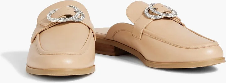 Crystal Buckle leather mule - Image 2