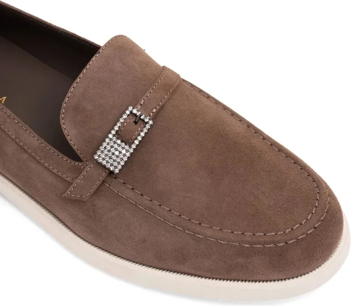 Crystal-Buckle Loafers - Image 3