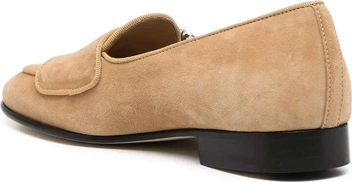 Crystal Buckle Loafers - Image 3