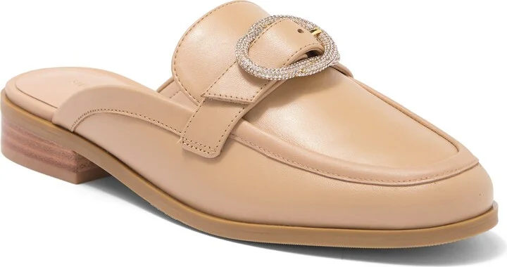 Crystal Buckle Mule
