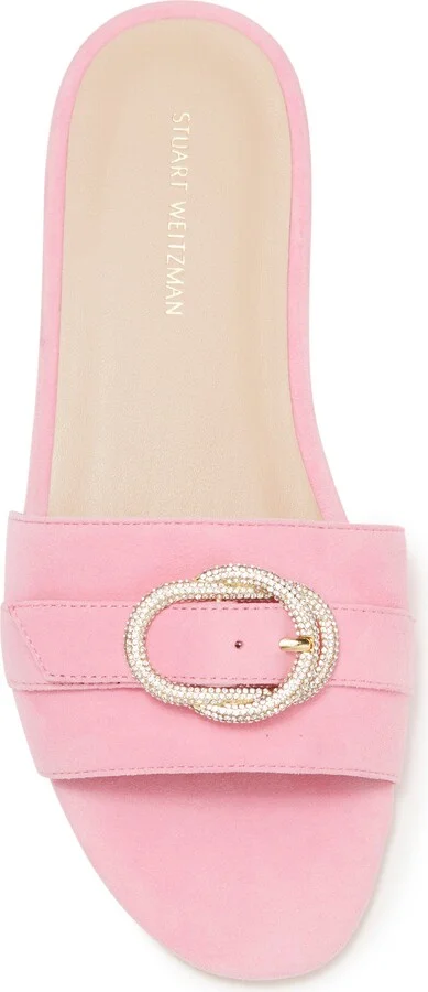 Crystal Buckle Slide Sandal - Image 4