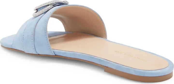 Crystal Buckle Slide Sandal - Image 7