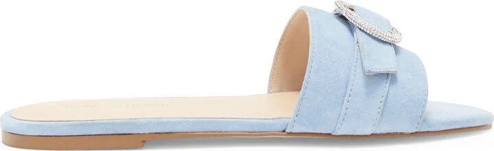 Crystal Buckle Slide Sandal - Image 8
