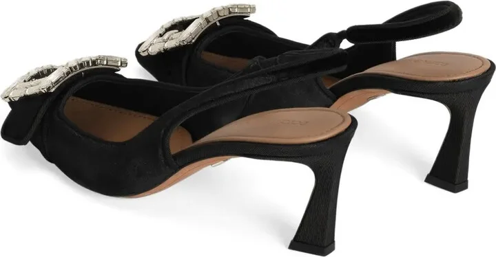 Crystal-Buckle Slingback Pumps - Image 3