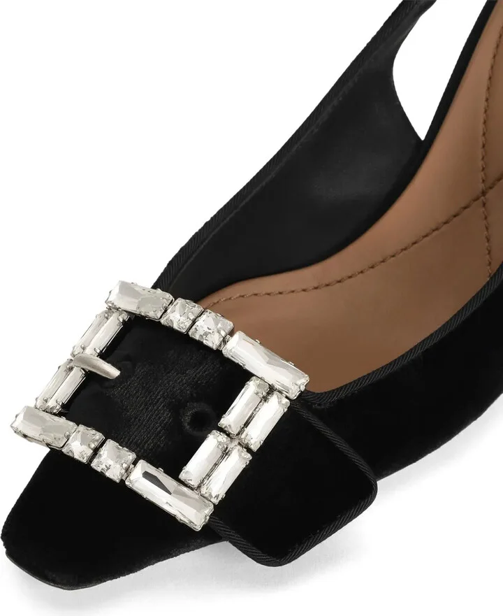 Crystal-Buckle Slingback Pumps - Image 4
