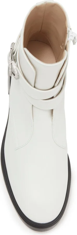 Crystal Buckle Zip Bootie - Image 4