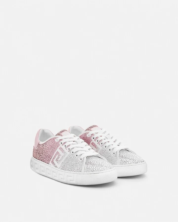 Crystal Degradé Greca Sneakers - Image 2