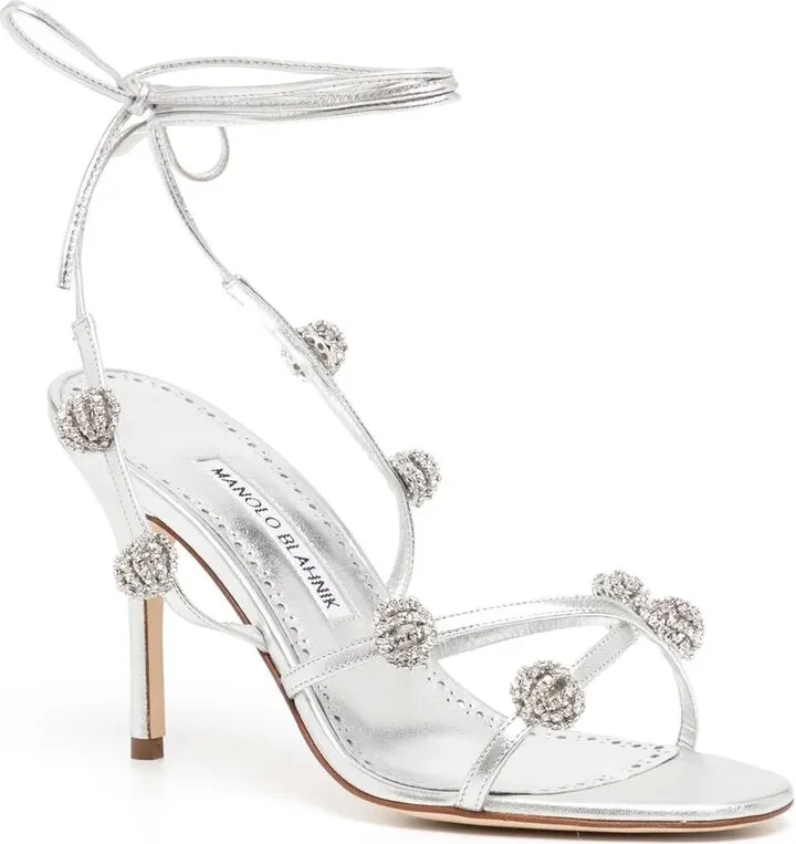 Crystal-Detail 90mm Sandals - Image 2