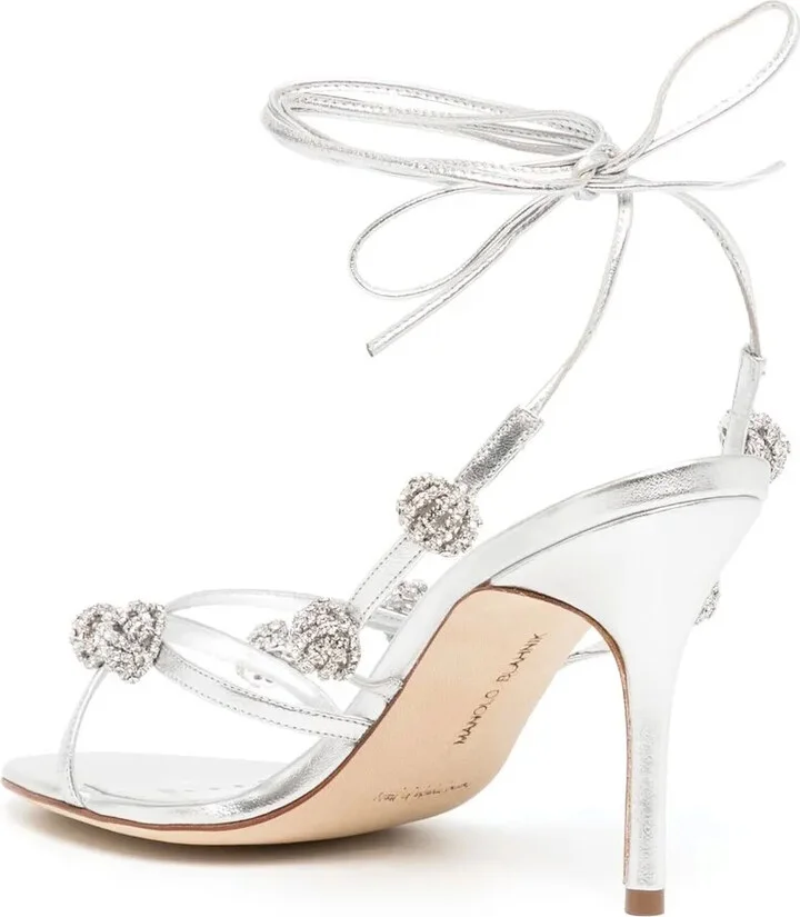 Crystal-Detail 90mm Sandals - Image 3