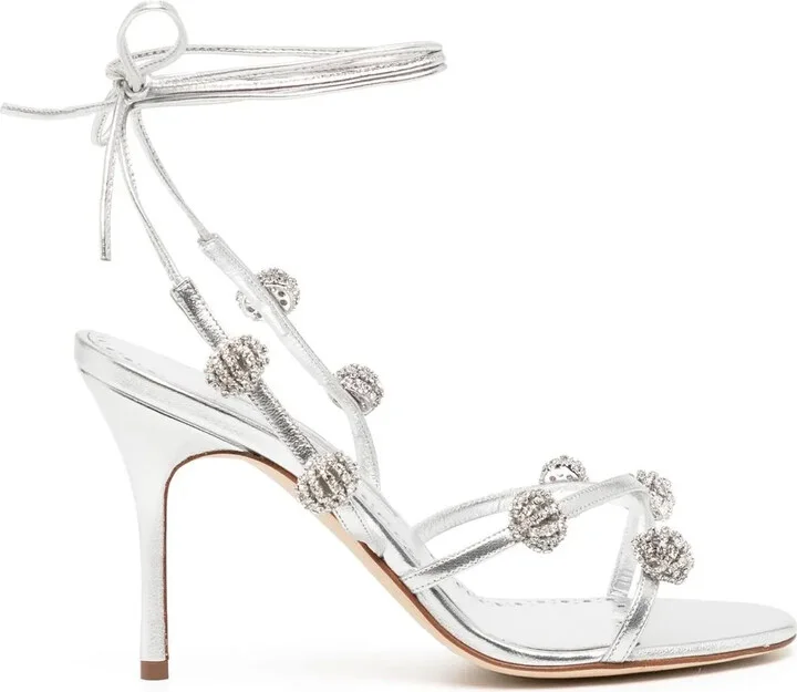 Crystal-Detail 90mm Sandals