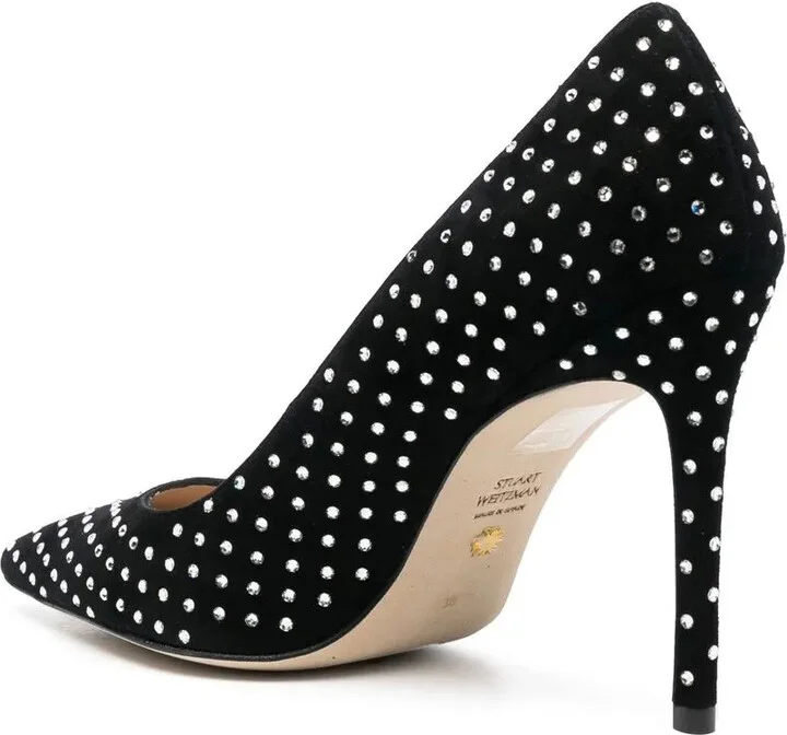 Crystal-Embellished 100mm Pumps - Image 3