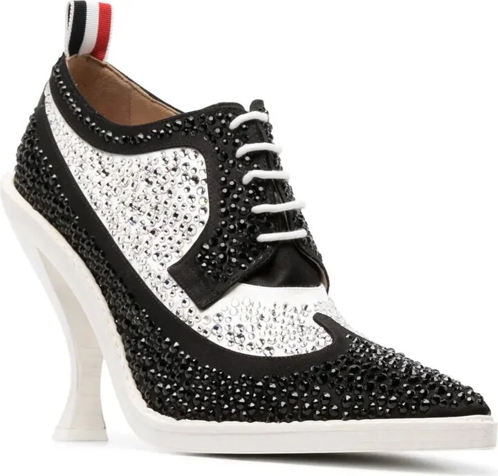 Crystal-Embellished 105mm Derby Shoes - Image 2