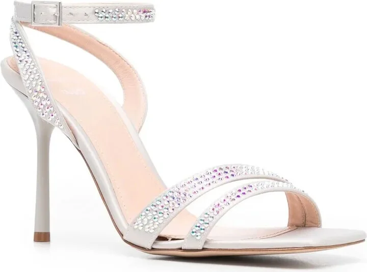 Crystal-Embellished 105mm Heel Sandals - Image 2