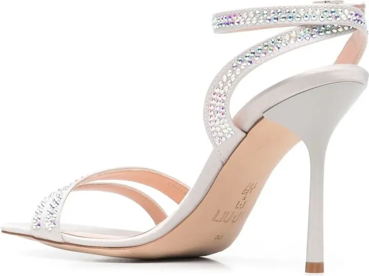 Crystal-Embellished 105mm Heel Sandals - Image 3