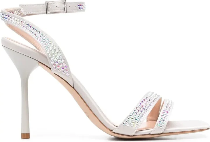 Crystal-Embellished 105mm Heel Sandals