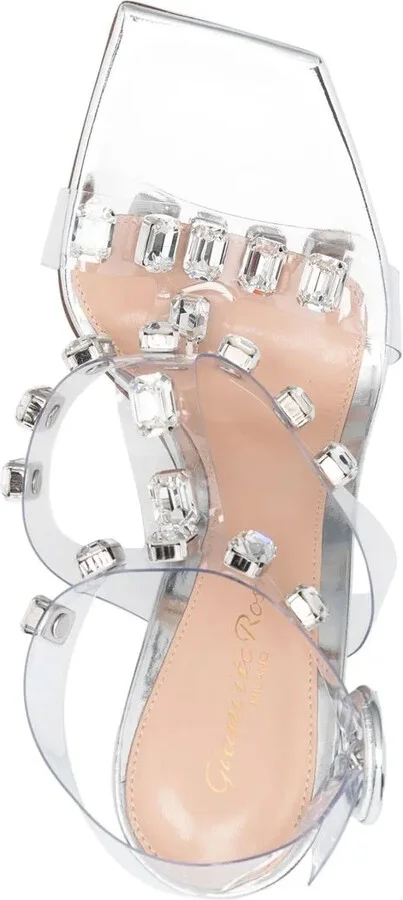 Crystal-Embellished 105mm Sandals - Image 4