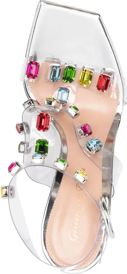 Crystal-Embellished 105mm Sandals - Image 4