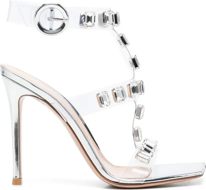 Crystal-Embellished 105mm Sandals