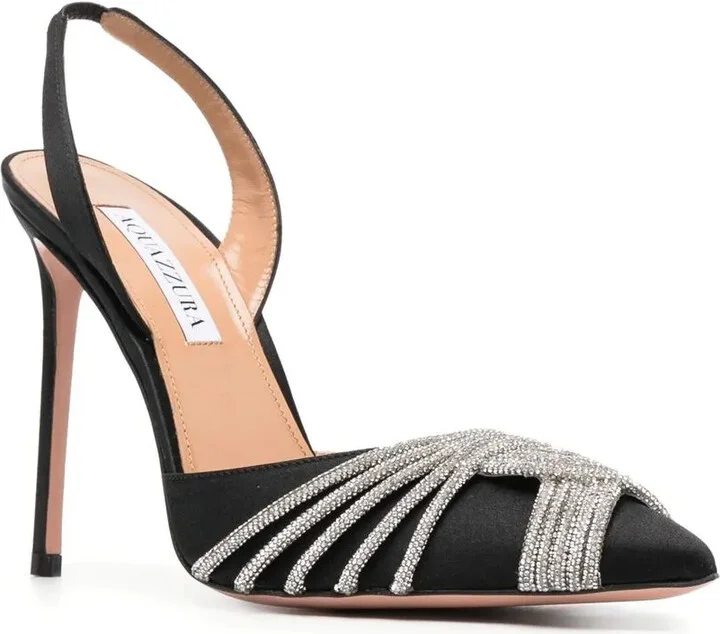 Crystal-Embellished 115mm Heeled Pumps - Image 2