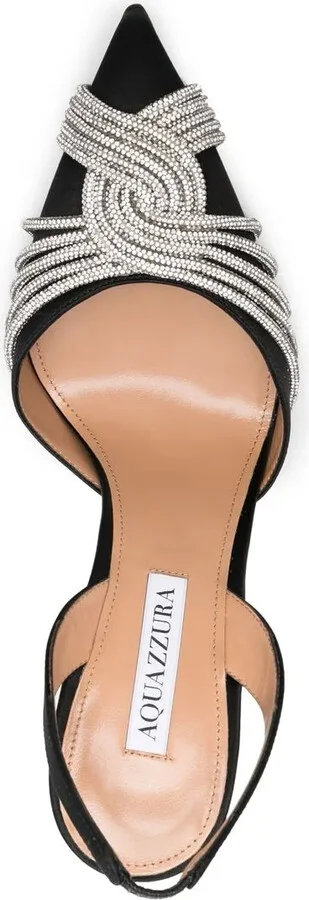 Crystal-Embellished 115mm Heeled Pumps - Image 4