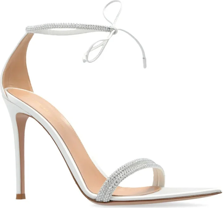 Crystal Embellished 115mm Sandals - Image 2