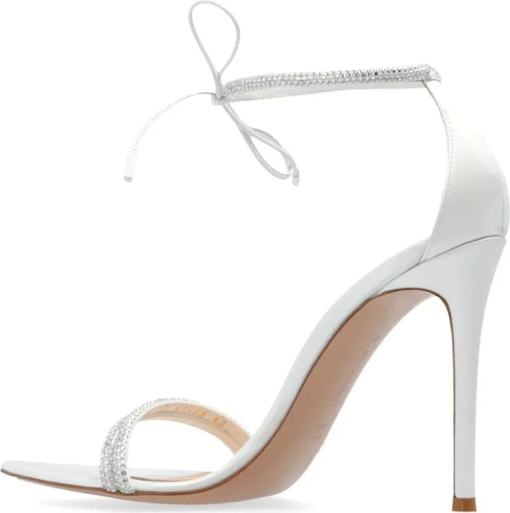 Crystal Embellished 115mm Sandals - Image 3