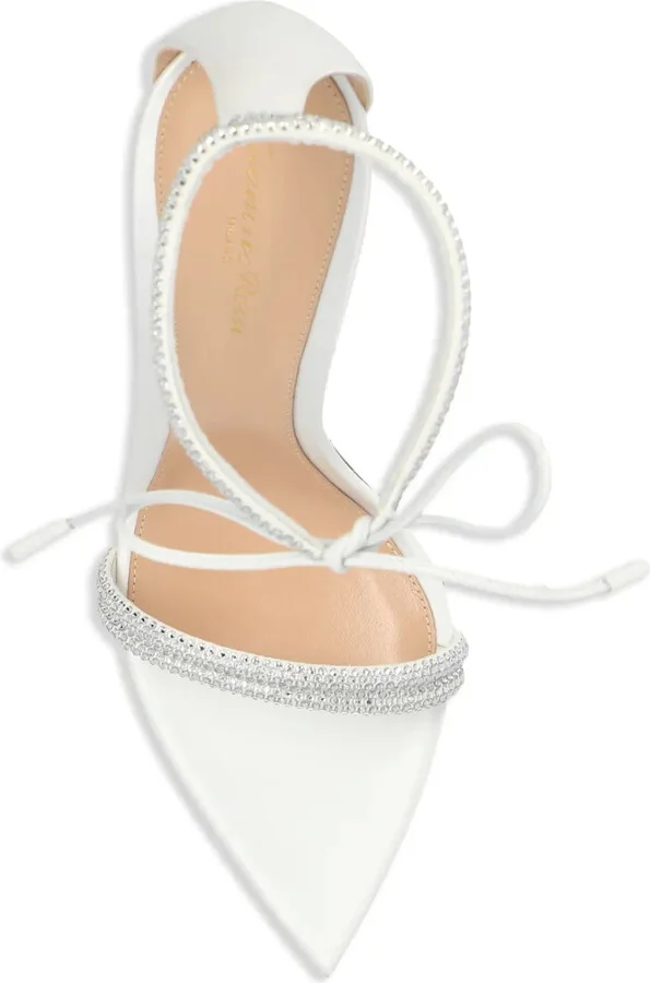 Crystal Embellished 115mm Sandals - Image 4