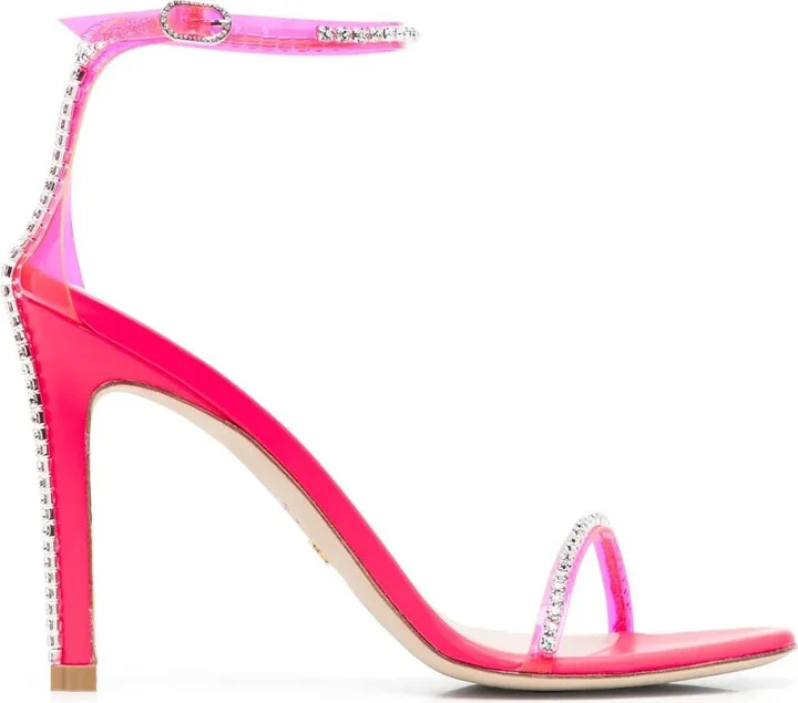 Crystal-Embellished 120mm Heel Sandals