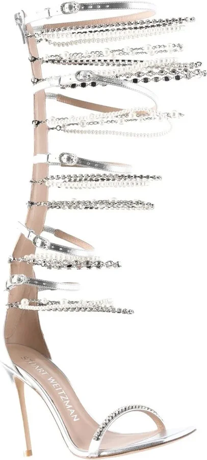 Crystal-Embellished 120mm Sandals - Image 2
