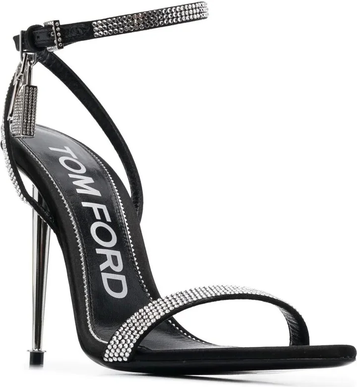 Crystal-Embellished 120mm Sandals - Image 2