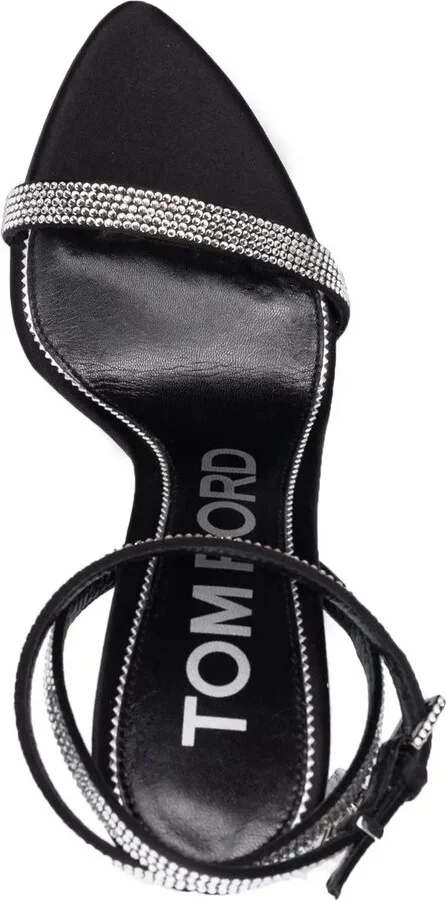 Crystal-Embellished 120mm Sandals - Image 4