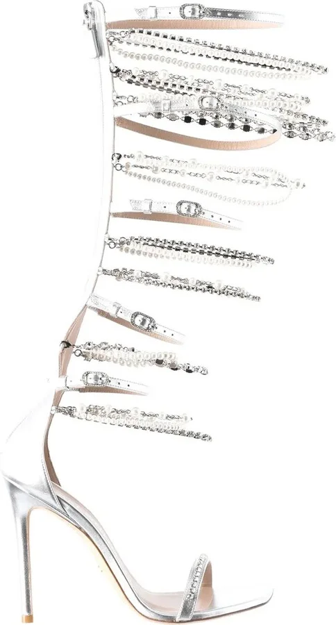 Crystal-Embellished 120mm Sandals