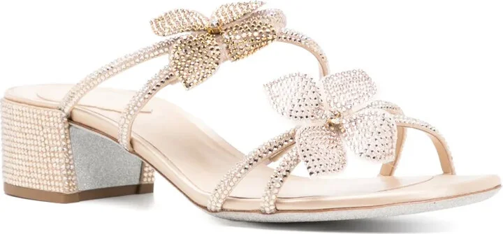 Crystal-Embellished 50mm Sandals - Image 2