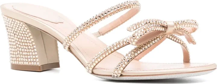 Crystal-Embellished 70mm Sandals - Image 2